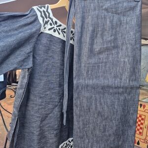 African Embroidered Top and Wrape f